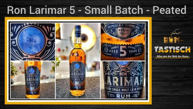 Ron Larimar 5 Years Old Small Batch Rum Peated Single Malt Cask Finish - 40% Vol. 🥃