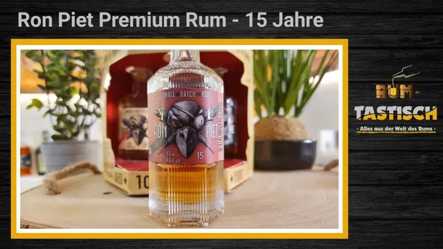 Ron Piet - Premium Rum 15 Jahre 40% 🥃 Sample-Only Tasting