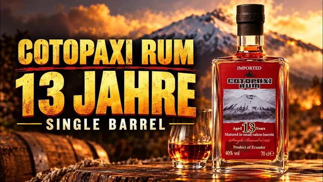 Cotopaxi Rum Single Barrel 13 Jahre - 40% Vol. 🥃 Der Vulkan im Namen – und Feuer im Glas?