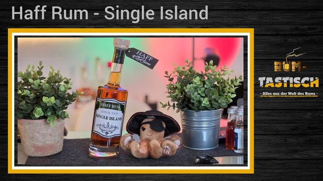 HAFFRum Single Island Rum - 40% Vol. 🥃 Dom.-Rep. - Rum mit Chardonnay-Fass-Finish