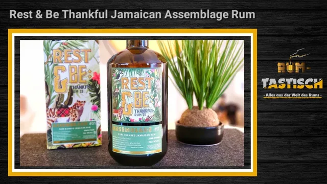 Rest & Be Thankful Jamaican Assemblage Rum 46% Vol | Rum-Info & Tasting 🥃 Das who is who of Jamaica!