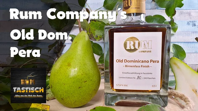 Old Dominicano Pera 🍐 Birnenfass Finish (Rum Company) | Rum-Tasting 🥃 Der Birnenhain in Deinem Glas