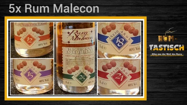 Rum Malecon 12 15 18 21 25 🥃 Der große Vergleich - 5x Panama vom Feinsten