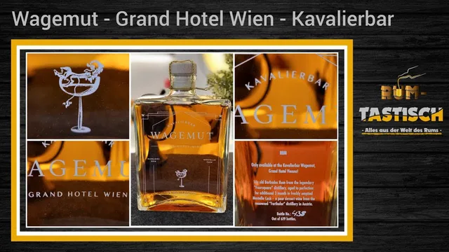 Wagemut Rum - Grand Hotel Wien Edition 🥃 Nur erhältlich in der Wiener Kavalierbar Wagemut.