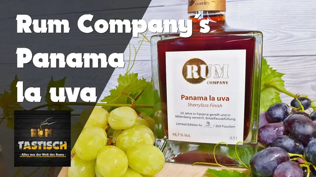Panama la uva (Rum Company) | Rum-Tasting 🥃 23 J. - pur - limitiert - Sherryfass Finish!