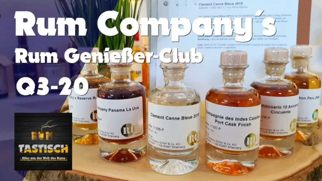 Rum Genießer-Club-Lieferung Q3-20 (Rum Company) | Rum-Tasting 🥃 [RGC/Q3-20]