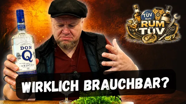 Don Q Cristal 70cl bottle — Video-Review ansehen (Rum-Schnacker)