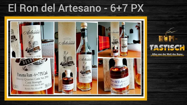 El Ron del Artesano 6+7 PX - 58,6% 🥃 Fasskunst, die den Gaumen rockt!