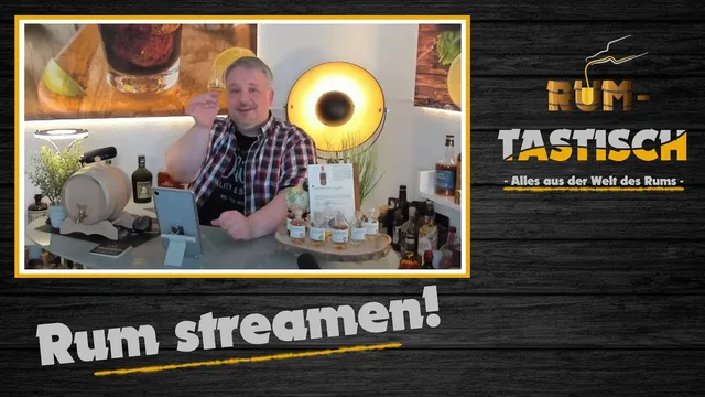 4x Sample-Tasting & Live-Talk 🥃 Rum streamen