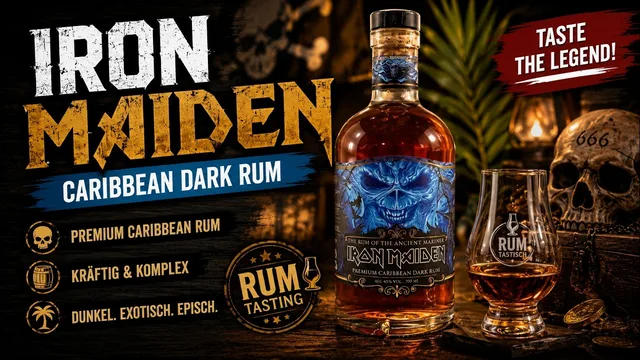 Iron Maiden - Caribbean Dark Rum - 40% Vol. 🥃 Nur ein Band-Gimmick?