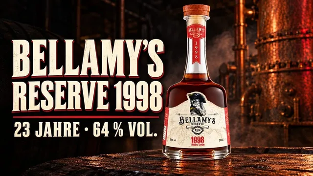 Bellamy’s Reserve Rum 1998 Trinidad Caroni - 64 % Vol. 🥃 23 Jahre Reifung