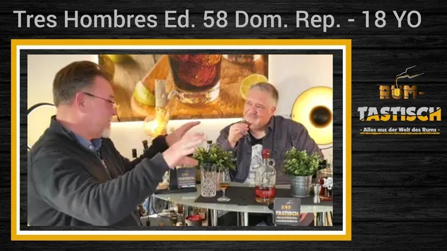 Tres Hombres Edition 58 Dominican Republic 18 Jahre Solera 43.3% 🥃 mit dem Brand Ambassador Eric