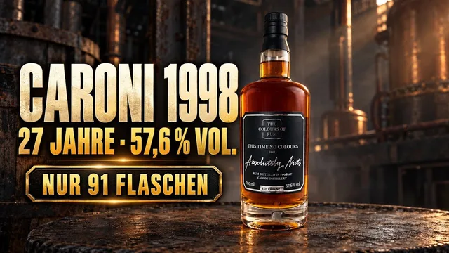 Caroni 1998 27 Year Old No. 2 Absolutely Nuts Spirits – 57,6 % Vol. 🥃 Caroni auf Hampden-Fass