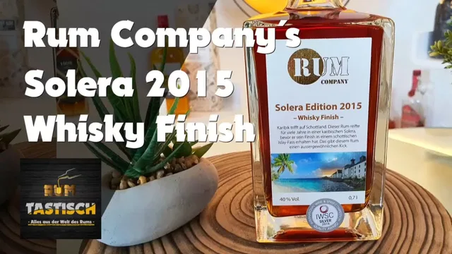 Solera Rum 2015 mit Whisky Finish (Rum Company) | Rum-Tasting 🥃 Karibik trifft Schottland