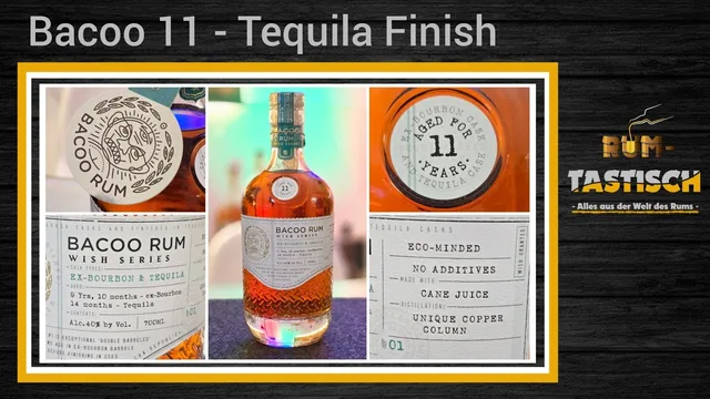Bacoo 11 Jahre Tequila Cask Finish - 40% Vol. 🥃 Was passiert, wenn Rum ein Tequila-Fass küsst?
