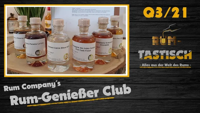Rum Company's - Q3|21 - Rum-Genießer Club 🥃 Live-Tasting
