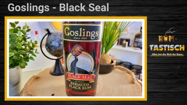 Goslings Black Seal 40% | Rum-Info & Tasting 🥃 Seal = "Siegel" oder "Seehund"?