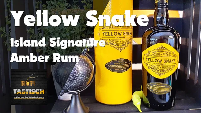 Island Signature Yellow Snake Jamaican Amber Rum 40% | Rum-Info & Tasting 🥃 Gelber Schlangen-Rum?
