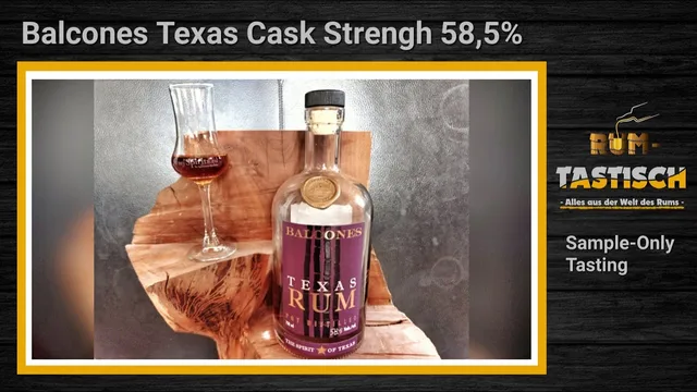 Balcones Texas Pot Still Rum Cask Strenght 58,5% 🥃 Sample-Only Tasting