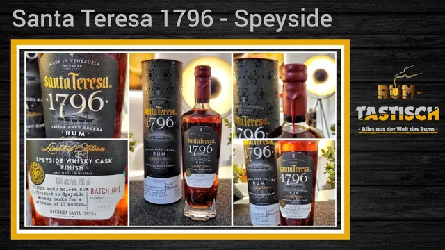 Santa Teresa 1796 - Speyside Whisky Cask Finish - Limited Edition - Batch No.1 - 46% Vol. 🥃