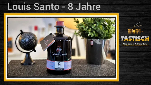 Louis Santo - 8 Jahre 40% 🥃 Rum-Tasting & Profil | Dom. Rep. ohne Zusätze, ohne Bullshit