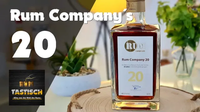 Rum Company 20 | Rum-Tasting 🥃 ECHTER, 20 Jahre alter karibischer Rum