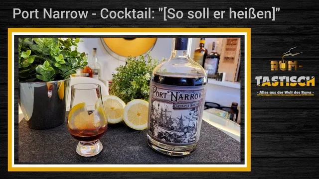 Port Narrow - Cocktail: "Captain's Sour Revenge" 🍋☀️ Die Aromen- und Geschmacksexplosion!