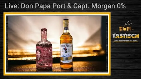 Live: 😋 Don Papa Port Cask & 😱 Capt. Morgan 0,0%