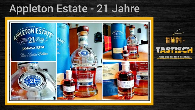 Appleton Estate 21 Jahre Rum - 43% Vol. 🥃 Verkostung einer Legende – Rumgeschichte im Glas