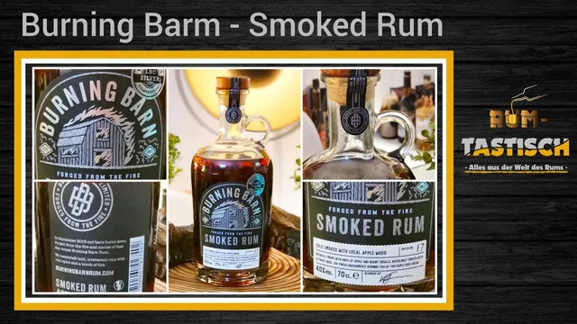 Burning Barn - Smoked Rum - 40% Vol. 🥃 Die Scheune brennt in jedem Glas!