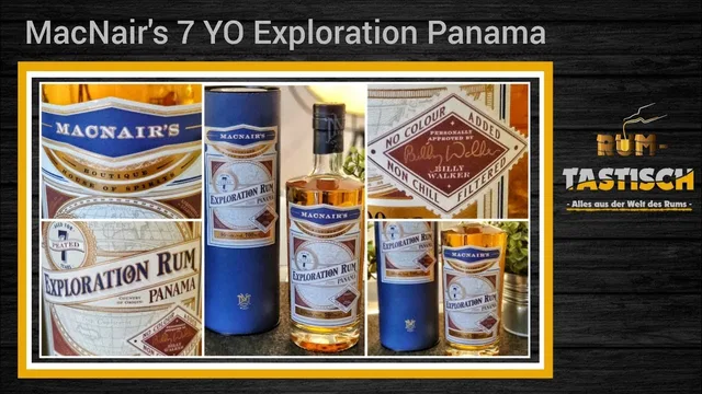 MacNair's 7 Years Old Exploration Rum Panama - 46% Vol. 🥃 Billy Walker's Rum-Meisterwerk