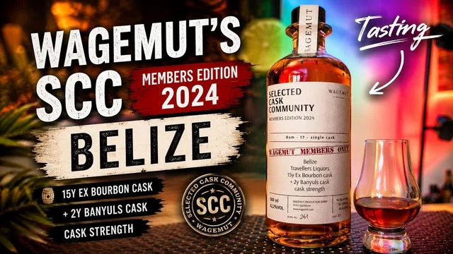 Wagemut Members Edition 2024 Belize Travellers Liquor - 62,2% Vol. 🥃 Banyuls trifft Rum