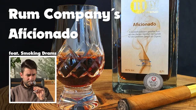 Aficionado (Rum Company) | Rum-Tasting 🥃 "(Nicht) Nur für Raucher!" | feat. Smoking Drams
