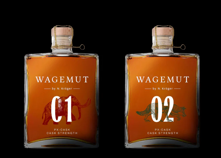 Wagemut PX-Cask Cask Strength editions 01 (mammoth) and 02 (wolf)