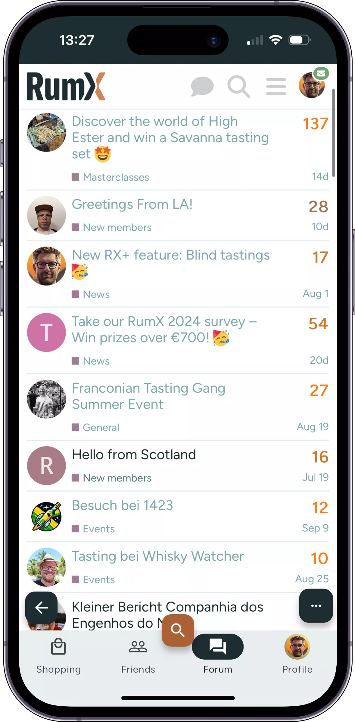 Join the RumX Community Forum