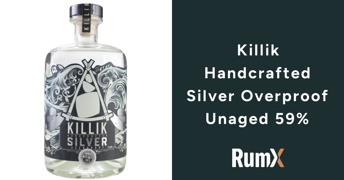 Buy Killik Handcrafted Silver Overproof Unaged 59% | RumX