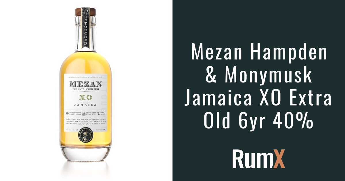 Buy Mezan Hampden & Monymusk Jamaica XO Extra Old 40% | RumX