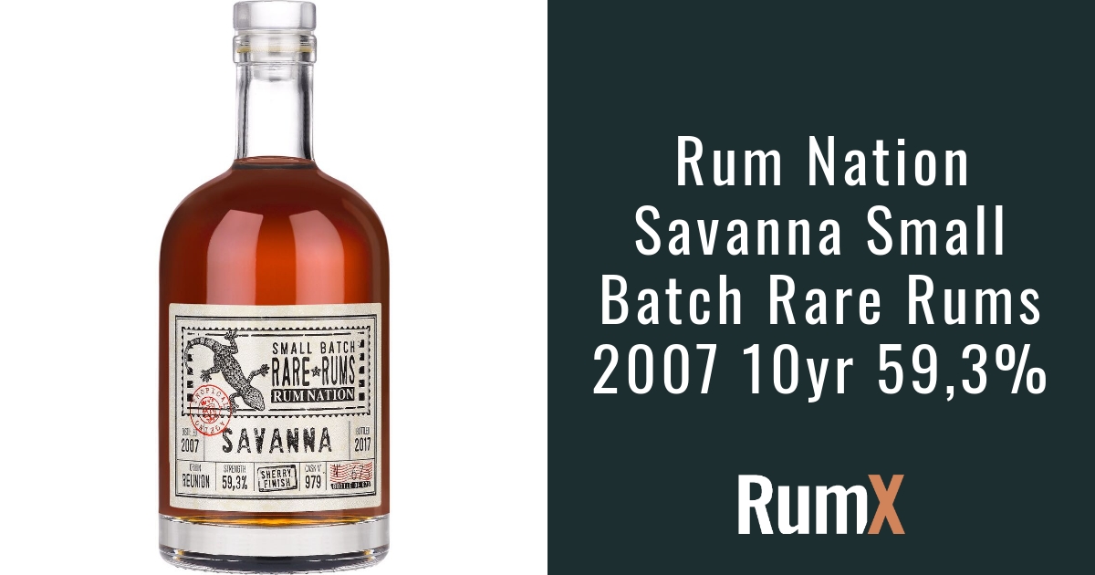 Acheter Rum Nation Savanna Small Ba…Rare Rums 2007 10 ans 59,3% | RumX