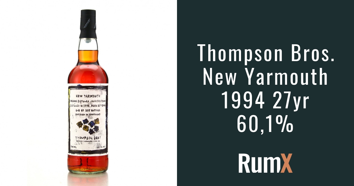 Thompson Bros. New Yarmouth 1994 27yr 60,1% | RumX