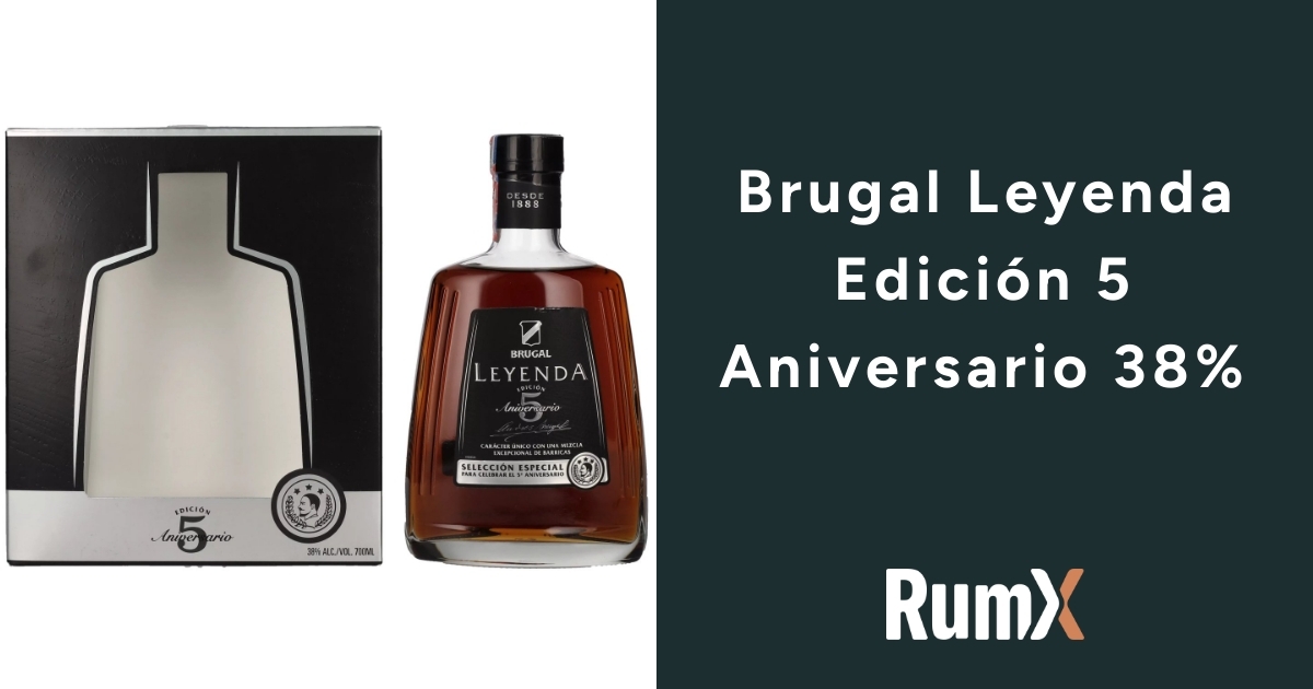 Buy Brugal Leyenda Edición 5 Aniversario 38% | RumX