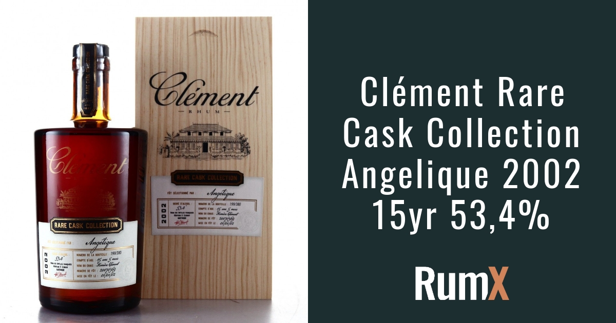 Buy Clément Rare Cask Collection Angelique 2002 | RumX