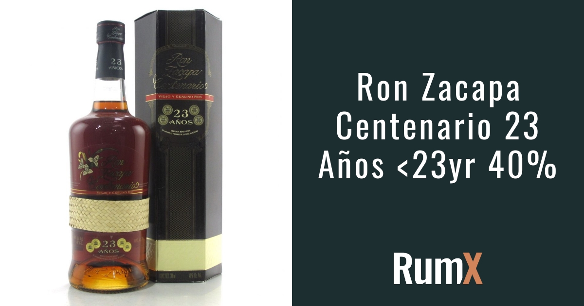 Ron Zacapa Centenario 23 Años 40% · 82 Reviews | RumX