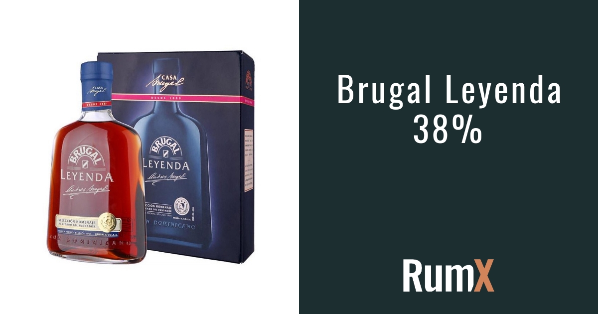 Buy Brugal Leyenda 38% · 86 Reviews | RumX