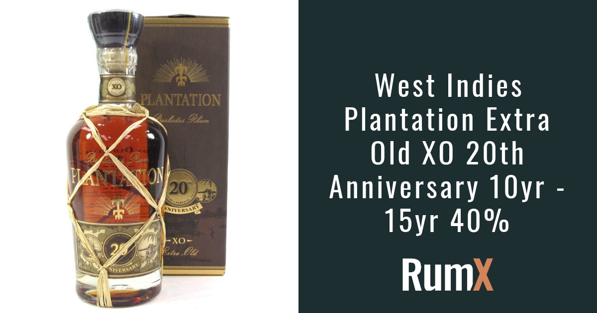 Buy West Indies Planteray Ex…Old XO 20th Anniversary | RumX