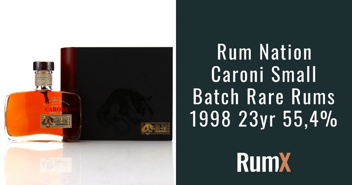 Buy Rum Nation Caroni Small Batch Rare Rums 1998 23yr 55,4% | RumX