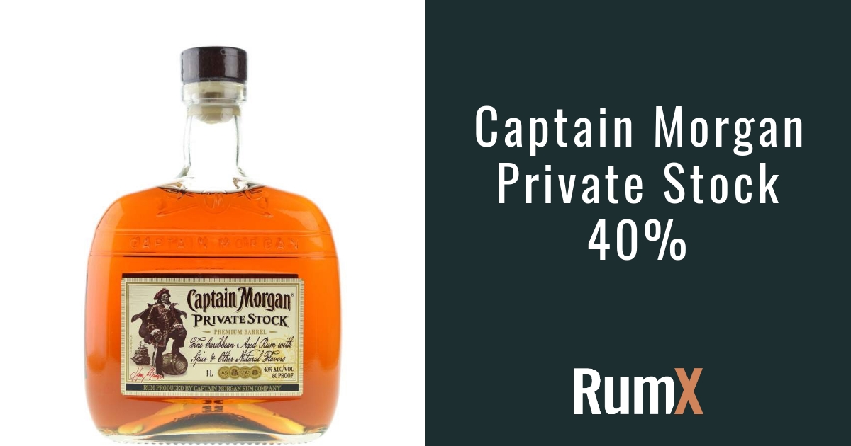 Buy Captain Morgan Private Stock 40% · 67 Reviews | RumX